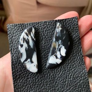 Handmade polymer clay earrings